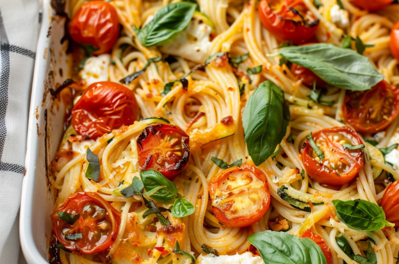 Burrata Pasta aus dem Ofen